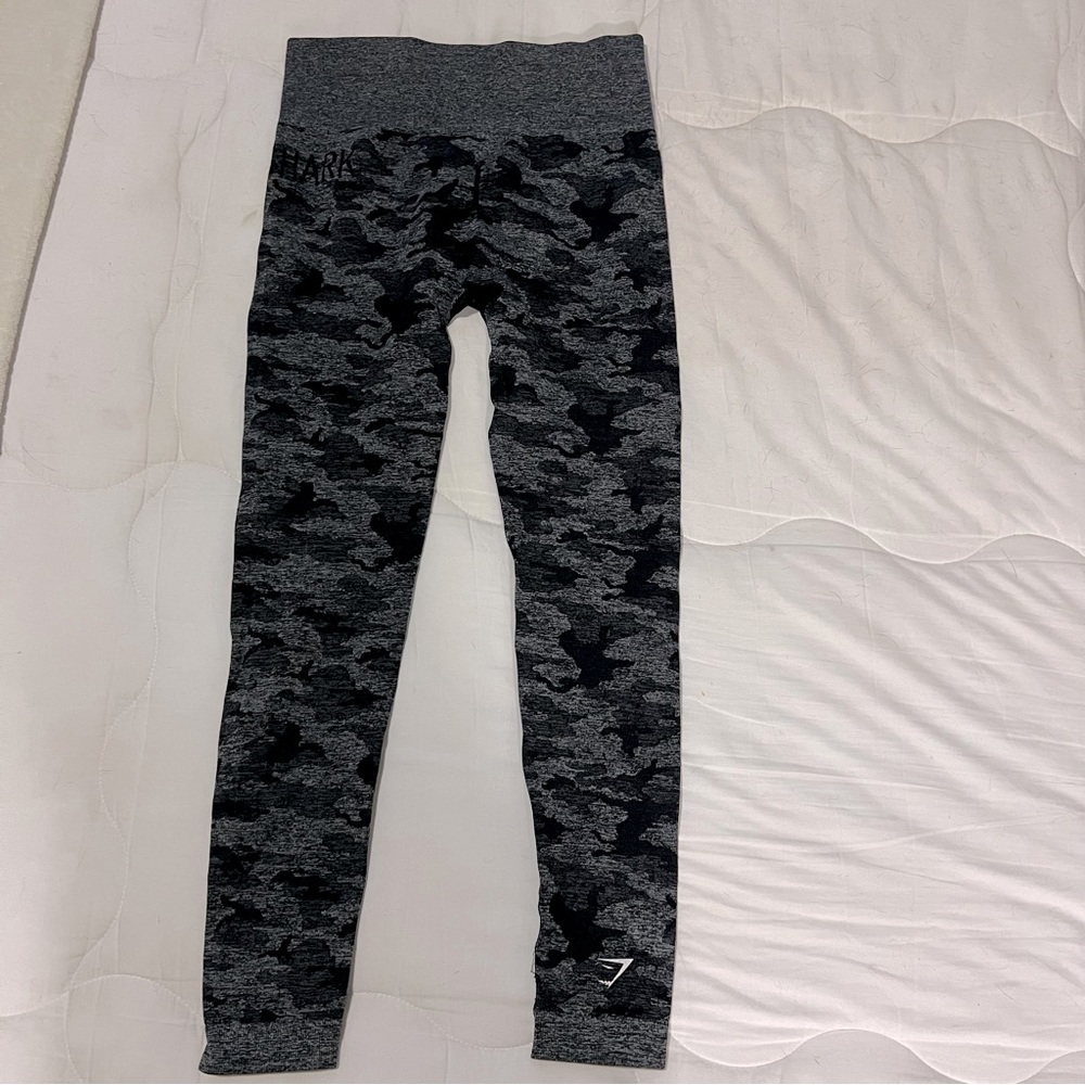 Gymshark camo seamless legging black